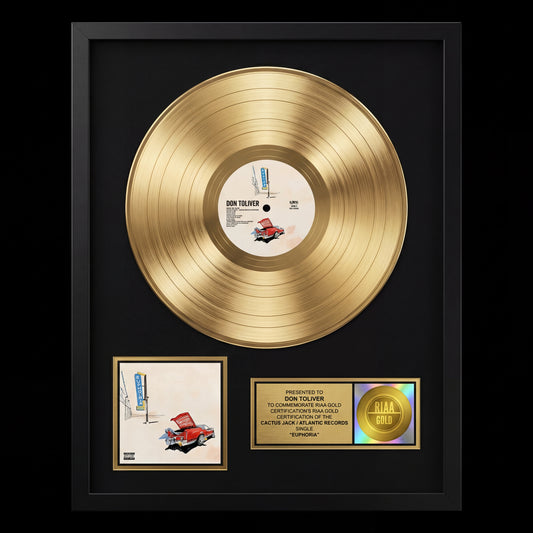 RIAA GOLD Euphoria Don Toliver Original Plaque